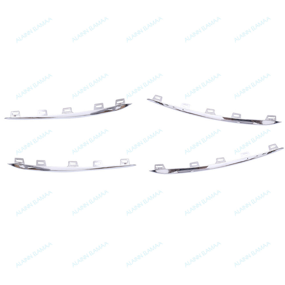Pair Front Bumper Molding Trim r Fit for Mercedes for Benz GLE W167 2020-2022 GLE450