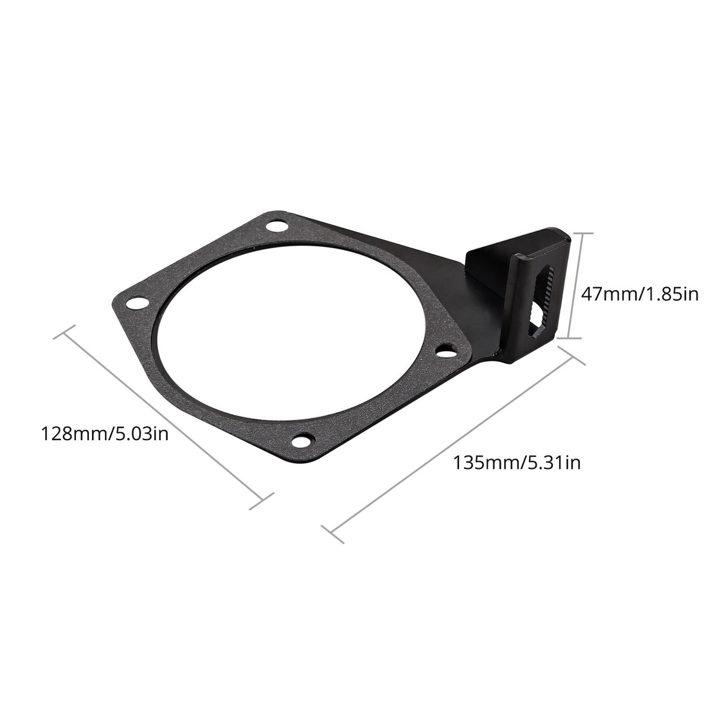 Throttle body cable bracket for 92-102 mm LS LS2 LS3 LS6 4-bolt intake manifold n