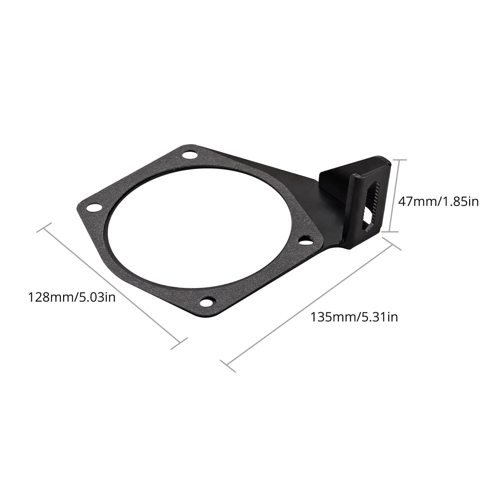 Throttle body cable bracket for 92-102 mm LS LS2 LS3 LS6 4-bolt intake manifold n