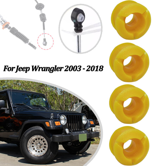 4PC for Jeep for Wrangler 2003-18 Automatic Gear Shifter Lever Control Cable Bushing