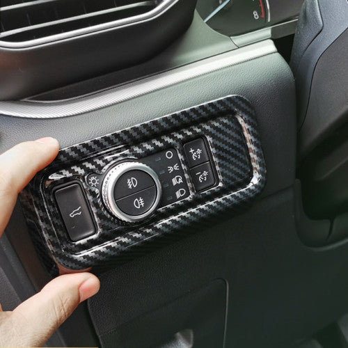 6pcs for Hyundai Santa Fe 2019-2021 Car Front Grille LED Light Style Trim v