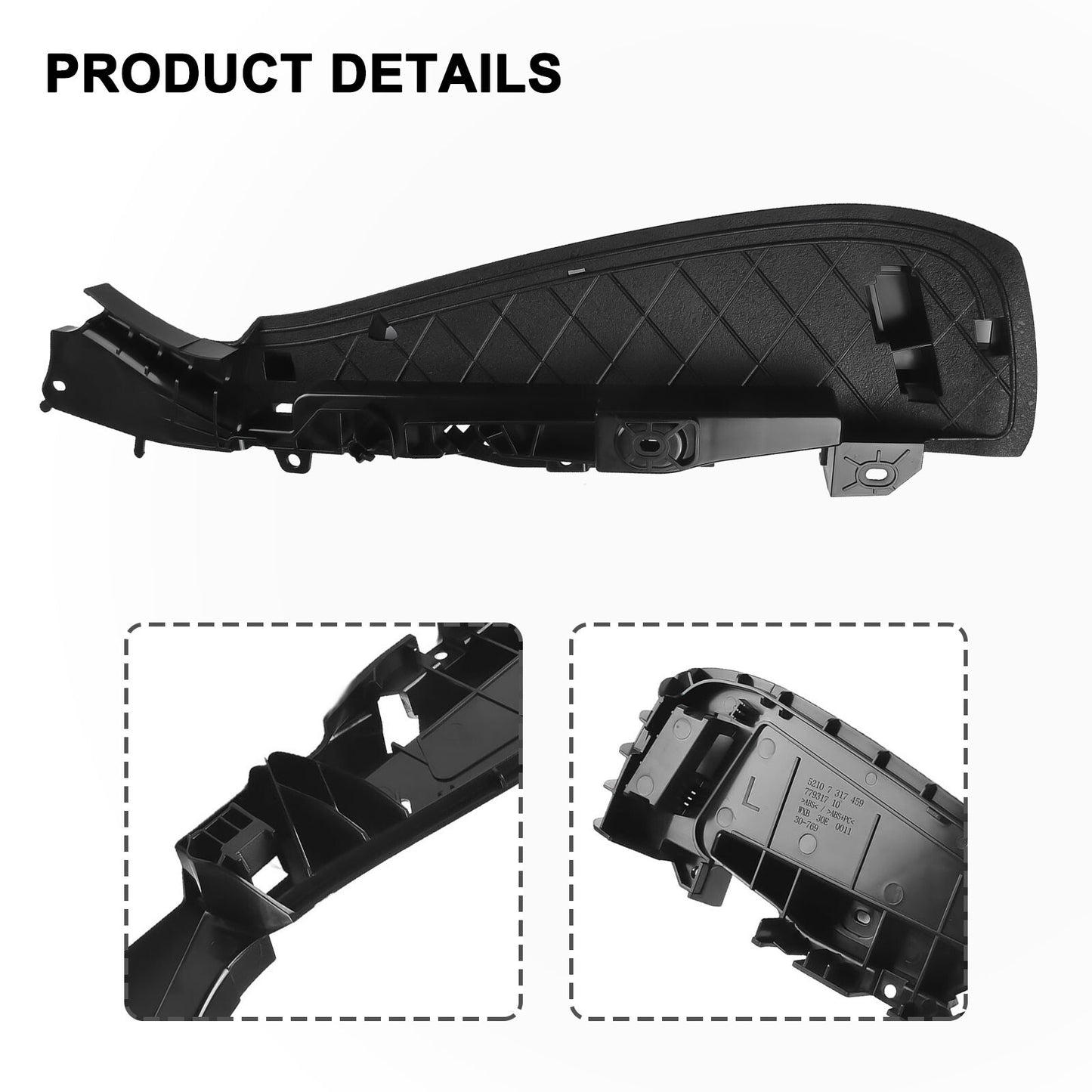 Replacement Left Support Seating Track Rail Cover For 5 7 52107317459 v