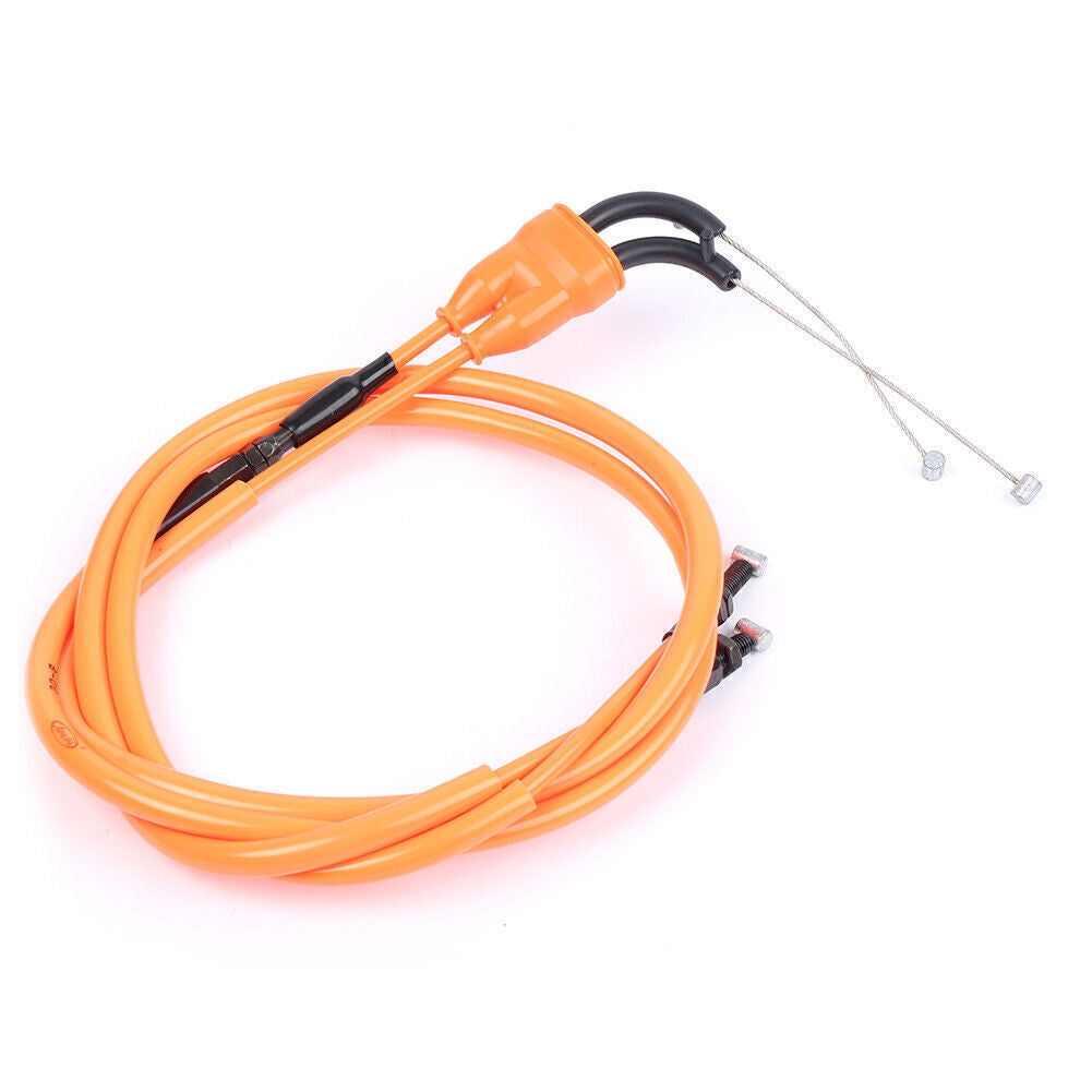 Fit for Yamaha MT-07 2014 2015 2016 2017 Throttle Cable Accelerate Wire Line Orange