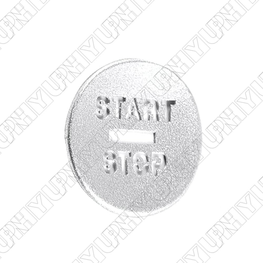 Aluminum Alloy Silver Start Stop Button Cover Decor Kit for Jaguar for XF 2008-2015 Q
