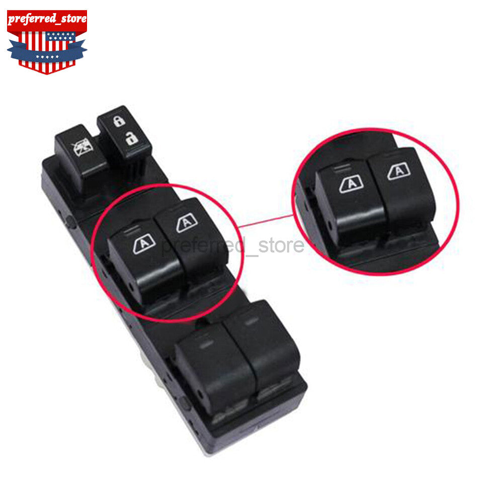 The left front power window switch is suitable for the Altima 2007-11 Hybrid 2.5L. v