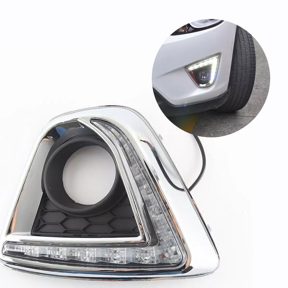 Suitable for Mazda CX-5 2012 - 2016 Bumper LED DRL Daytime Running Lights and Fog Lights