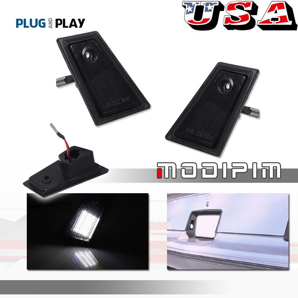 White LED license plate light LH+RH suitable for 79-88 brand new Monte Carlo SS LS- v