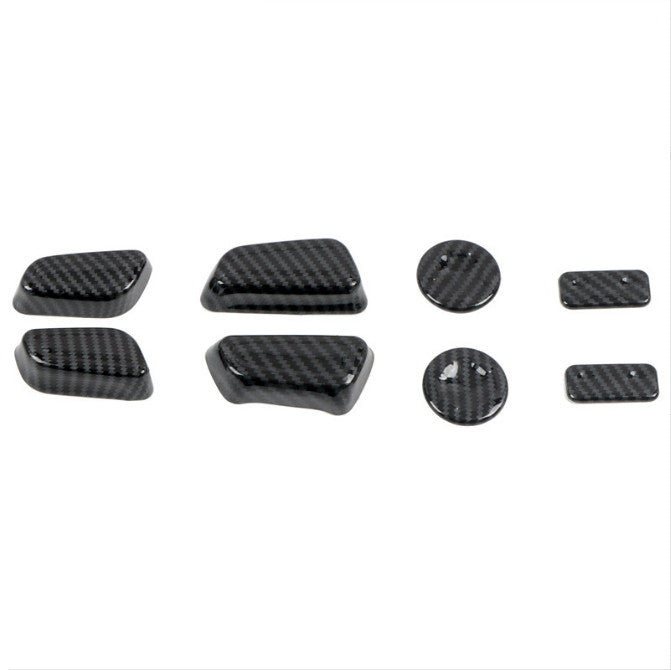 ABS Carbon Fiber for Seat Handle Panel Cover Trim For Tundra 2022 2023 n