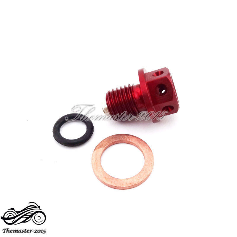 2x Magnetic Oil Drain Bolt Plug ATC70 for Honda CRF50 XR50 125cc Pit Dirt Bike for Lifan Q