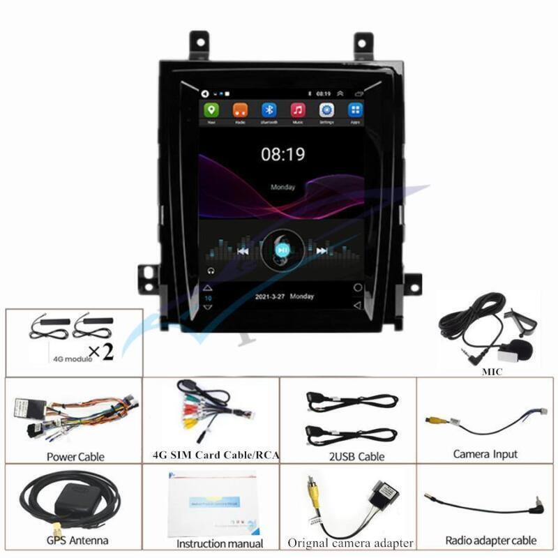 Unit Android 10.0 GPS Head for Cadillac for Escalade 07-14 Car Radio 9.7 Vertical