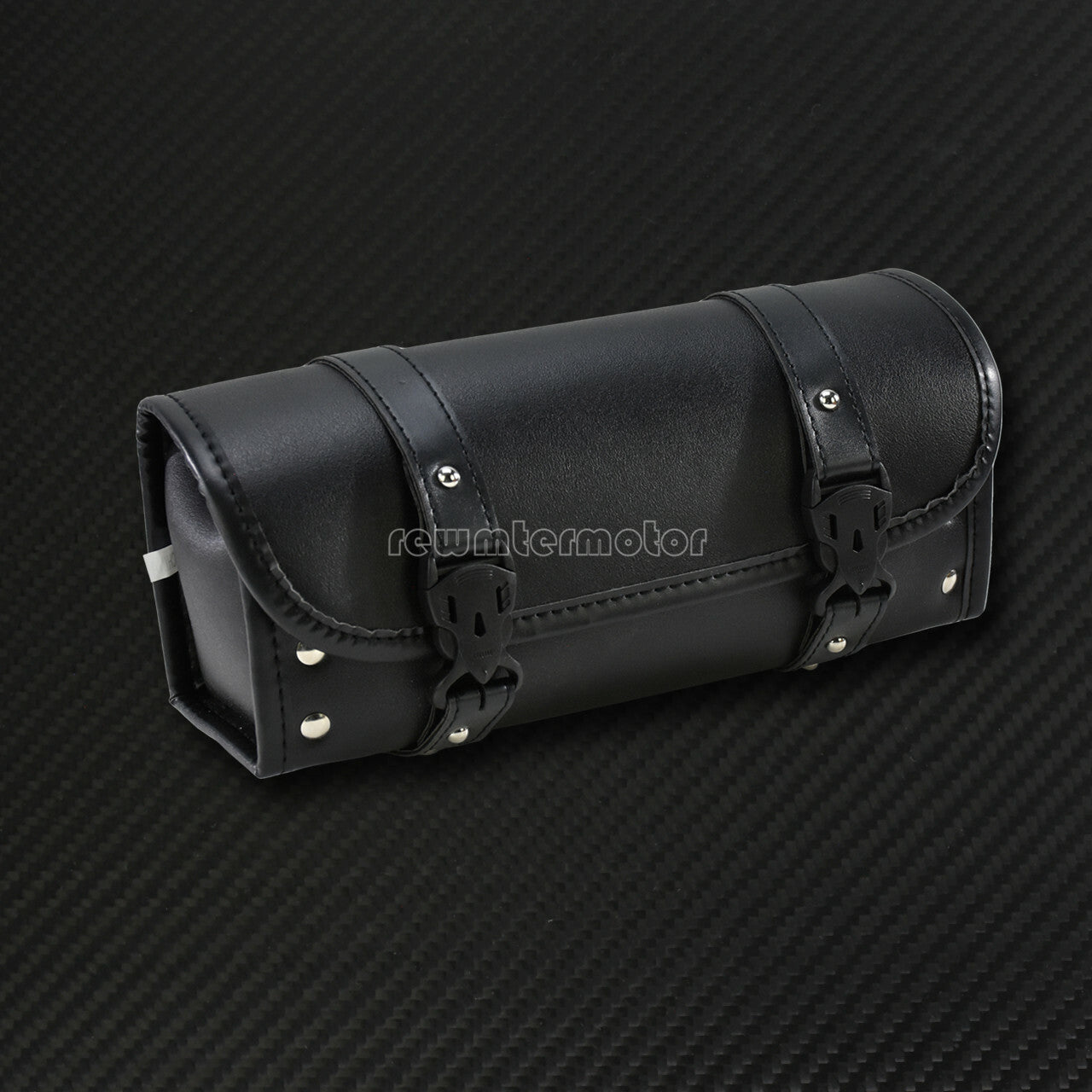 Motorcycle Handlebar Sissy Bar Saddlebag Roll Barrel Tool Bag Fit for Harley Q