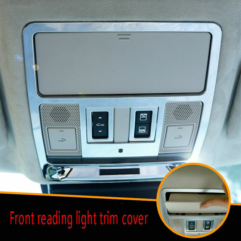 Interior Front Reading Light Lamp Cover Bezel Trim for Jaguar F-PACE 2016-2020