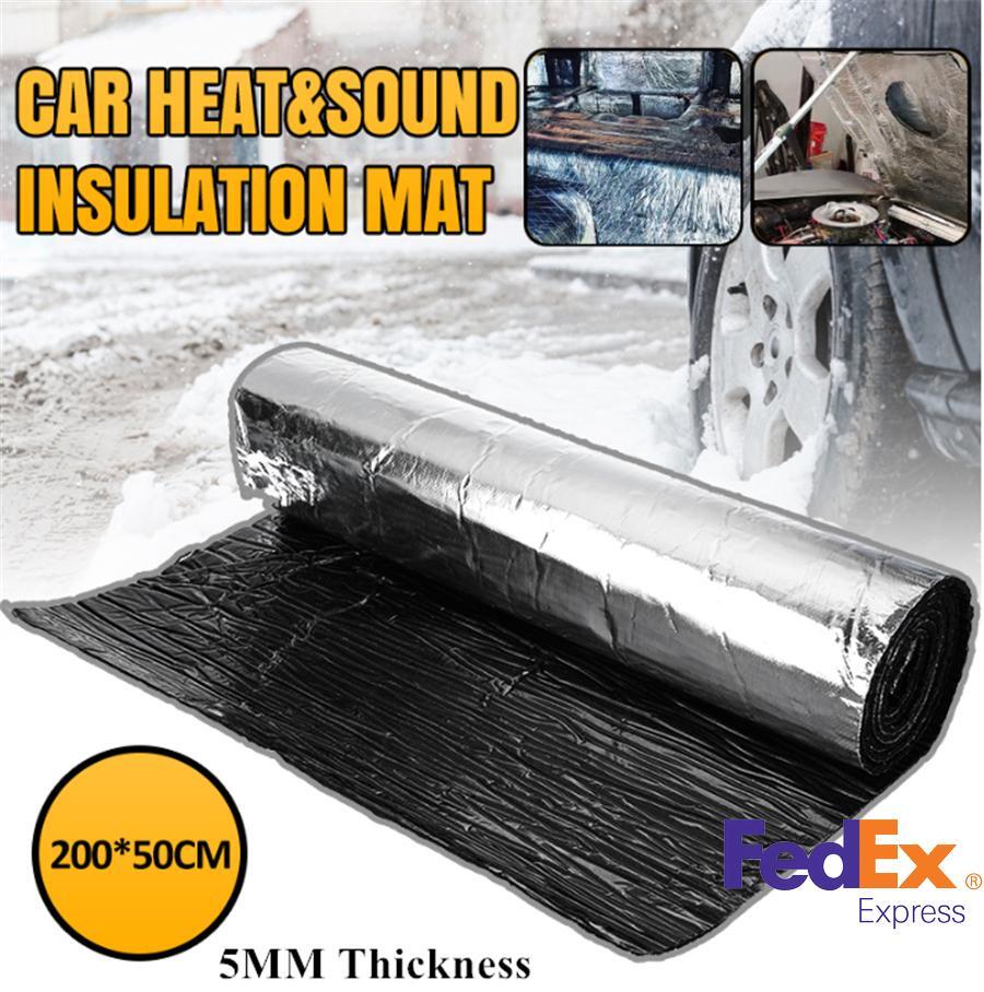 1PC 5mm Car Hood Engine Firewall Heat Mat Noise Proof Glass fiber Reinforced Mat