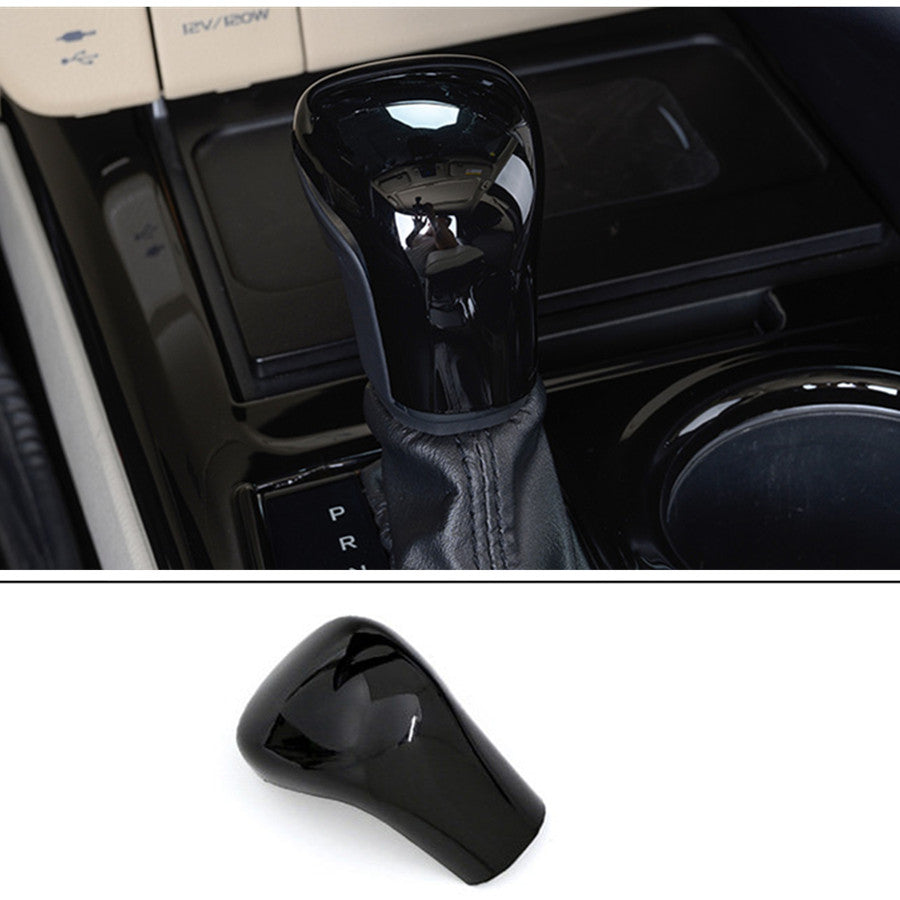 ABS Bright Black Gear Shift Knob Moulding Cover Trim 1P for Toyota for Camry 18-2023