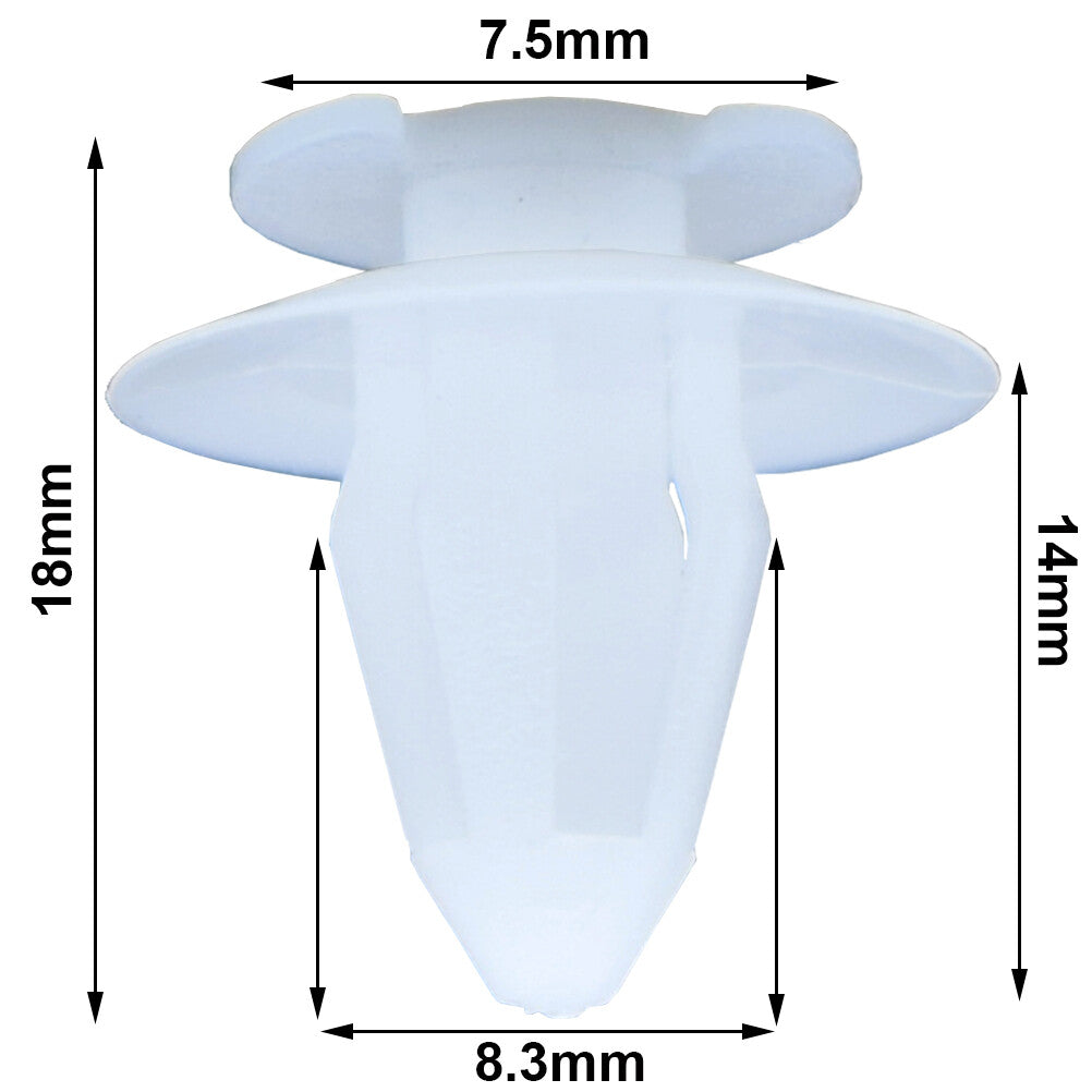 20x door trim mounting clips for Mercedes W108/W109/W123 W124 W202 W208