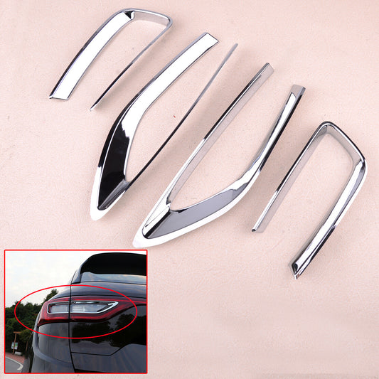 ABS for CHRome Car Rear Tail Light Decorative Cover Fit for Koleos 2017-2020 v
