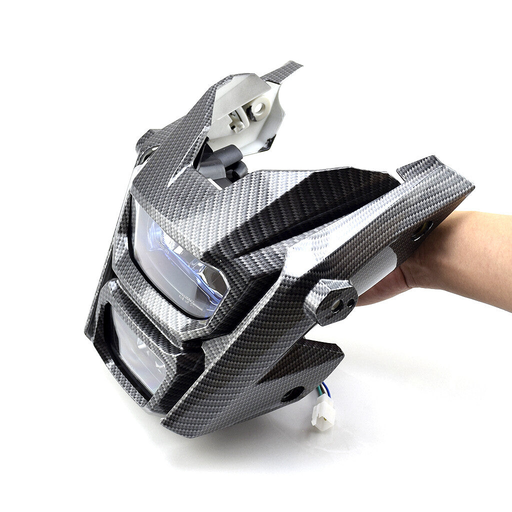 LED Headlight Monkey Front Light Lamp And Cover for Honda Grom MSX125 2016-2018