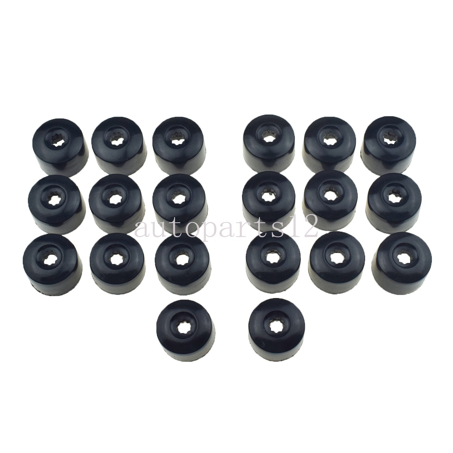 20pcs Car Wheel Bolt Covers Tire Screw Covers for for VW for Tiguan for Passat for Golf for Jetta for Bora - v