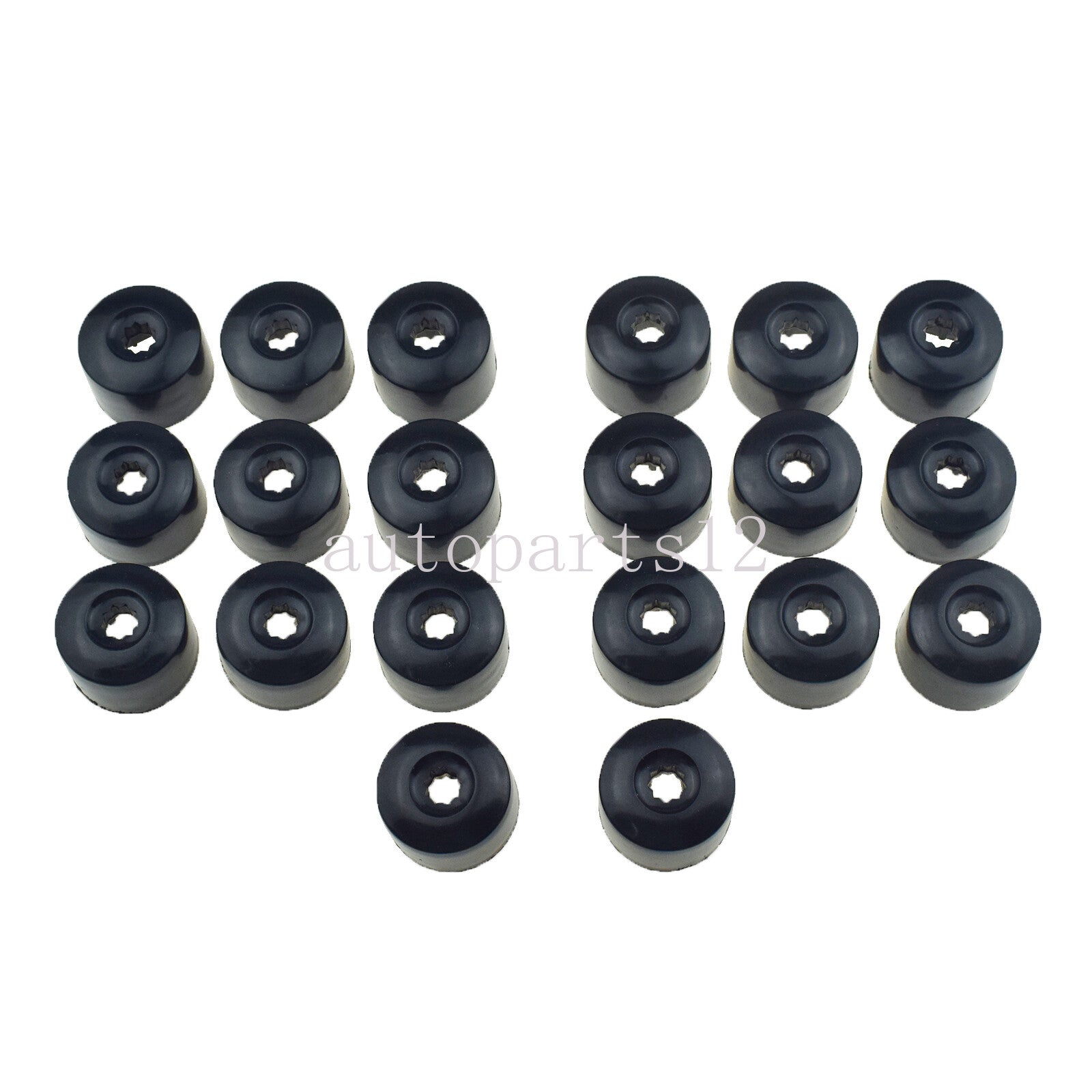 20pcs Car Wheel Bolt Covers Tire Screw Covers for for VW for Tiguan for Passat for Golf for Jetta for Bora - v