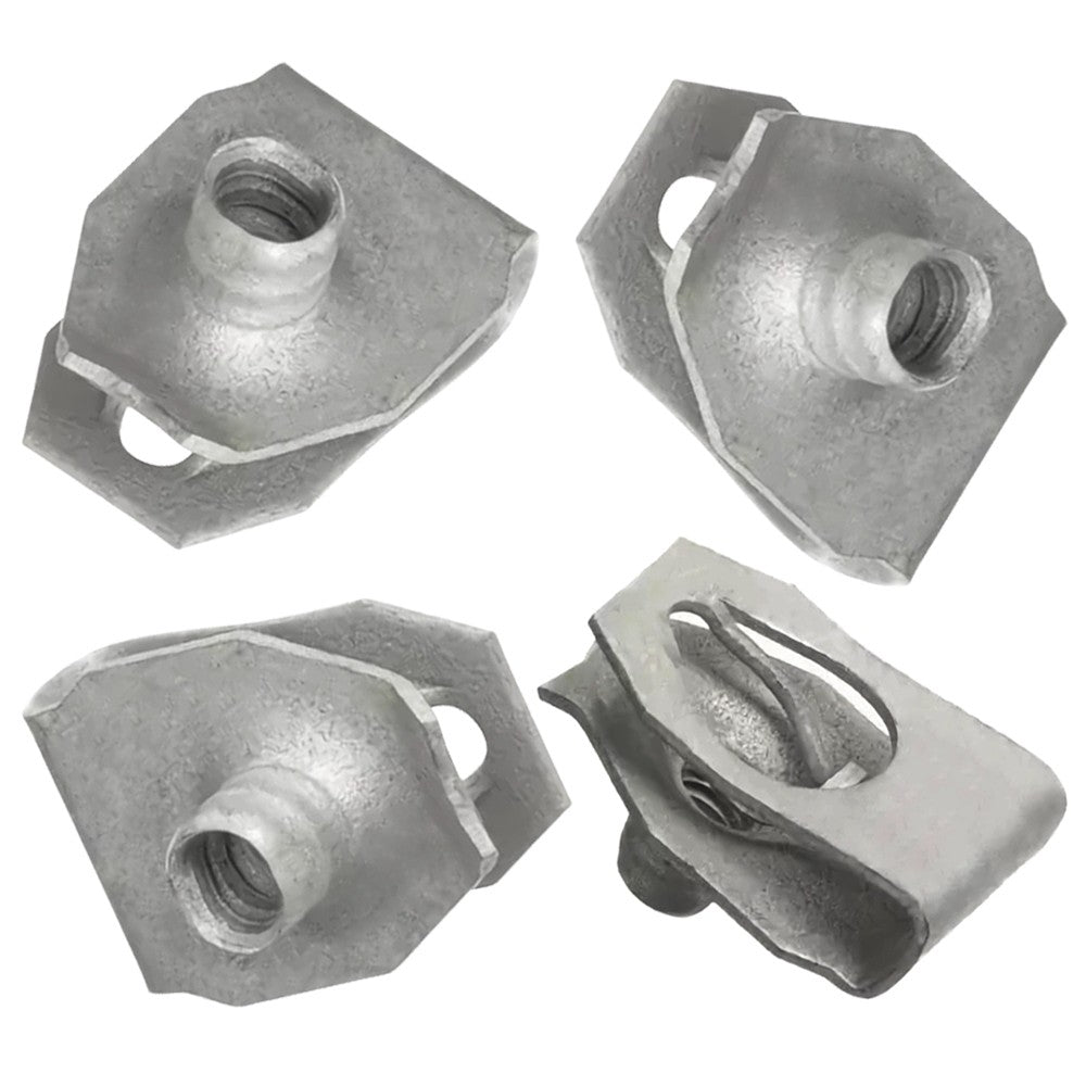 4x Bumper Headlight Bracket Retainer U-Type Clips for Mustang 2015-2021