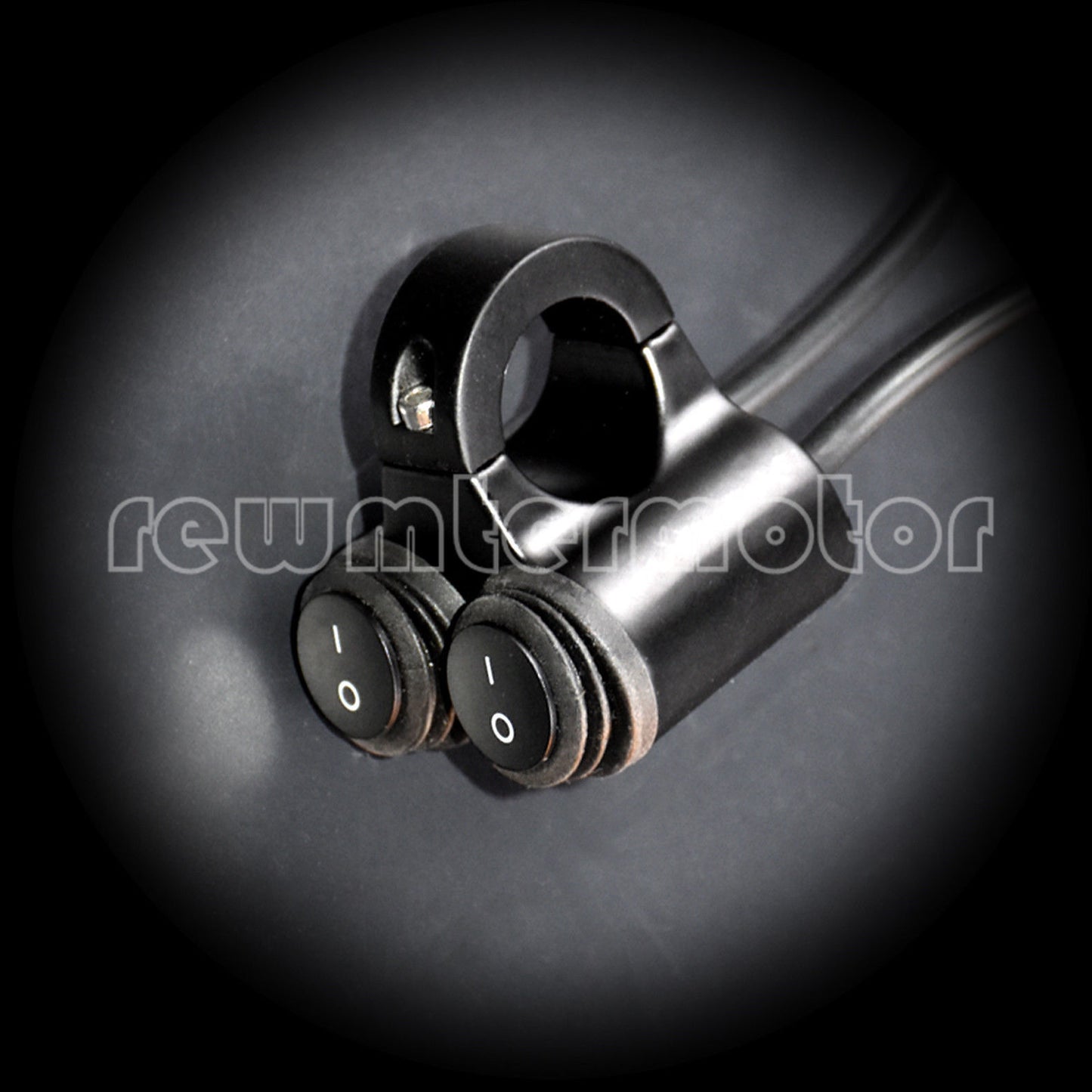7/8'' Motorcycle Waterproof Handlebar Dual Headlight Fog Light Switch On Off Q