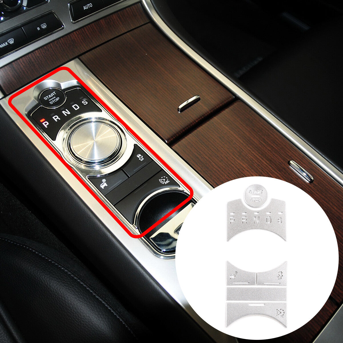 Carbon Fiber Rear Reading Light Lamp Cover Trim for Chevy Silverado for GMC - for SIERRA - v