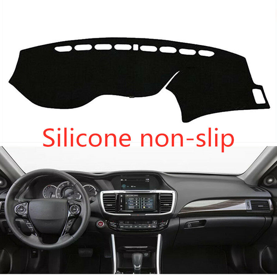 1X Black Inner Dashboard Dash Mat DashMat Sun Cover Pad for Honda Accord 2014-17