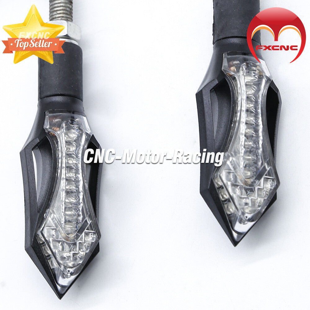 Universal Motorcycle DC 12V 5.4W 4-Wire LED Flashing Turn Signal