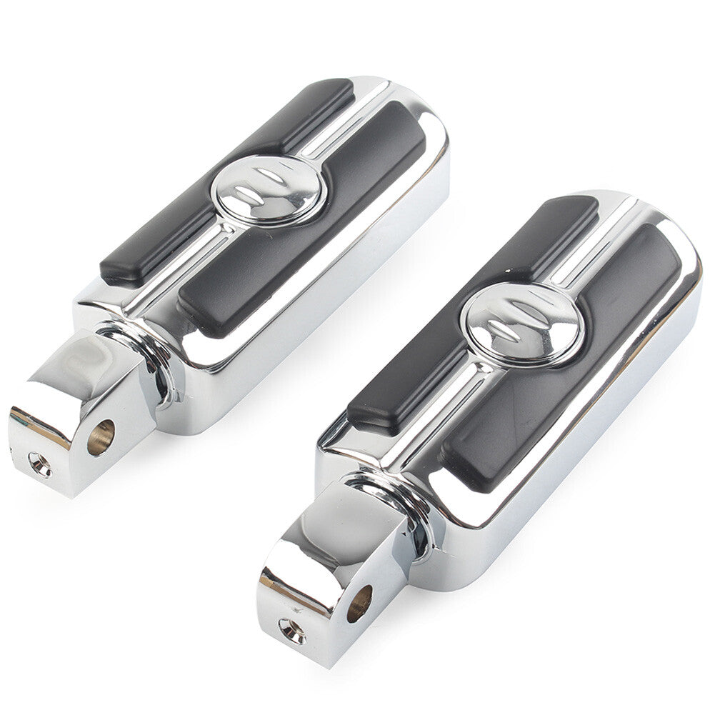 Chrome Motorcycle Footrests Foot Pegs for Honda VTX 1800 2002-2008 2003 Rear