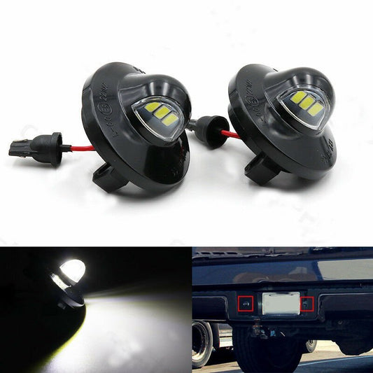 2x LED License Plate Light For F150 F250 F350 Tag Lamp Assembly Replacement n
