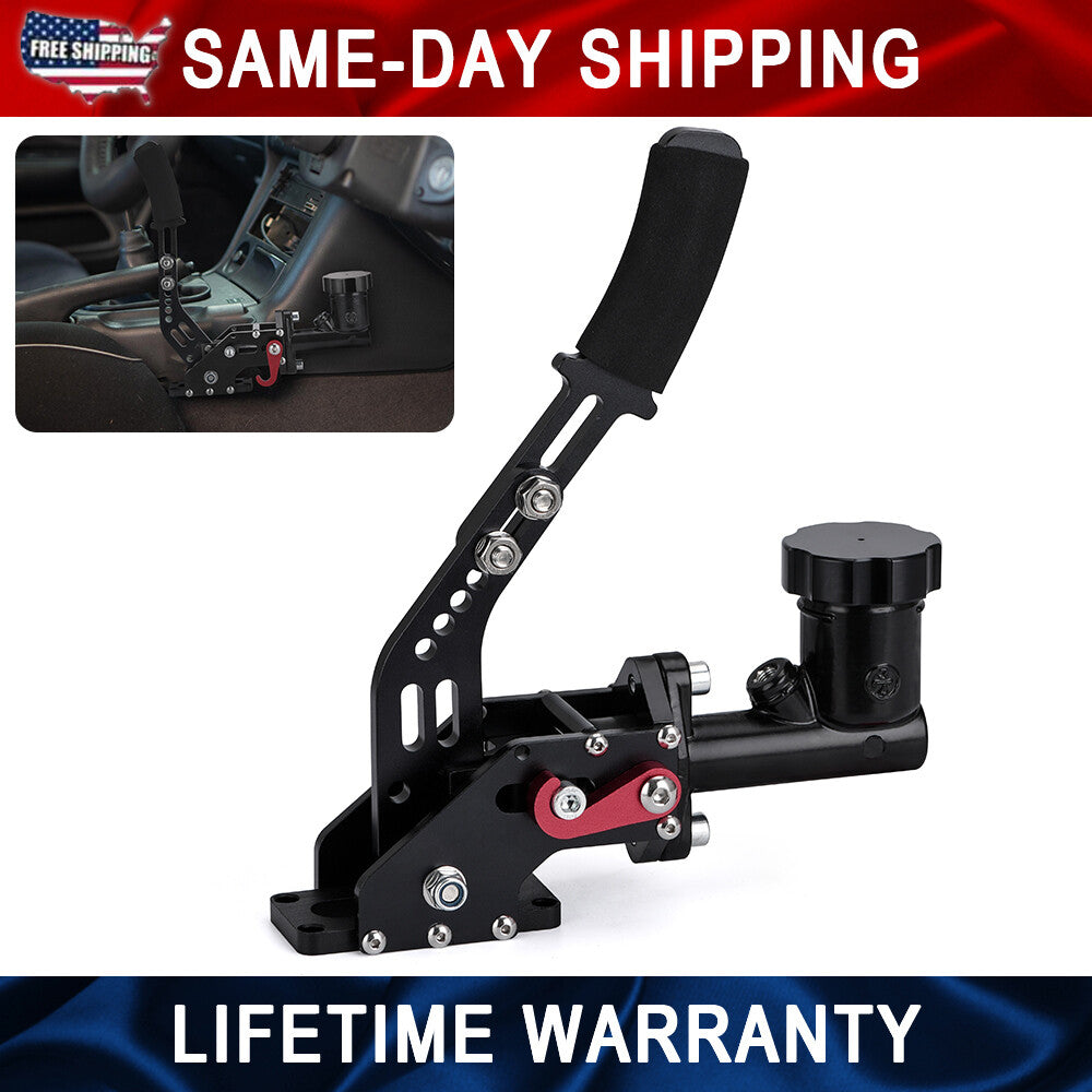Aluminum Hydraulic Drift Handbrake E-Brake Racing Parking Lever Gear Kit Black
