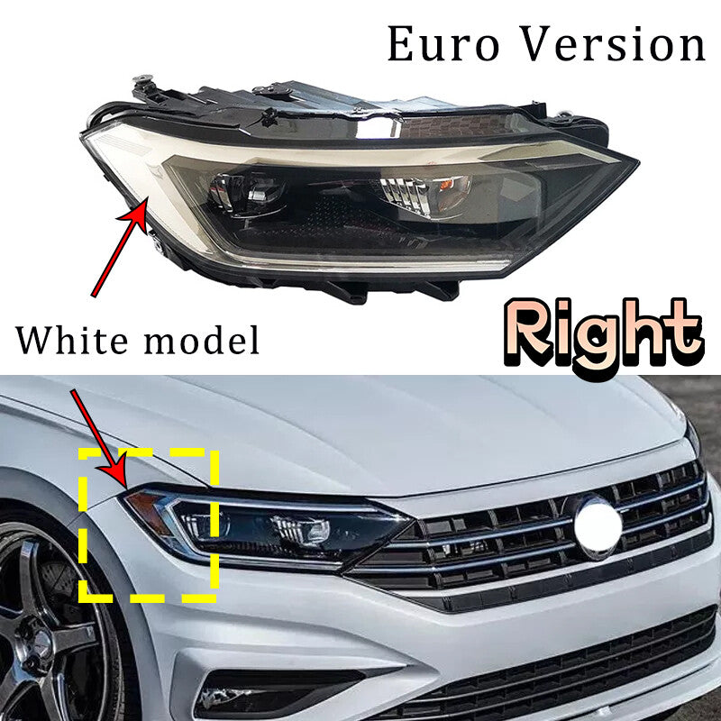 Right Front Headlamp Assembly for VW for Volkswagen for Jetta MK7 2019-2020 Euro Version