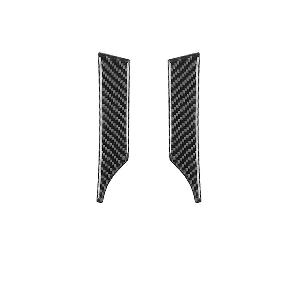 2Pcs Carbon Fiber Side Central Console Cover Trim for Toyota Tacoma 2016-2021