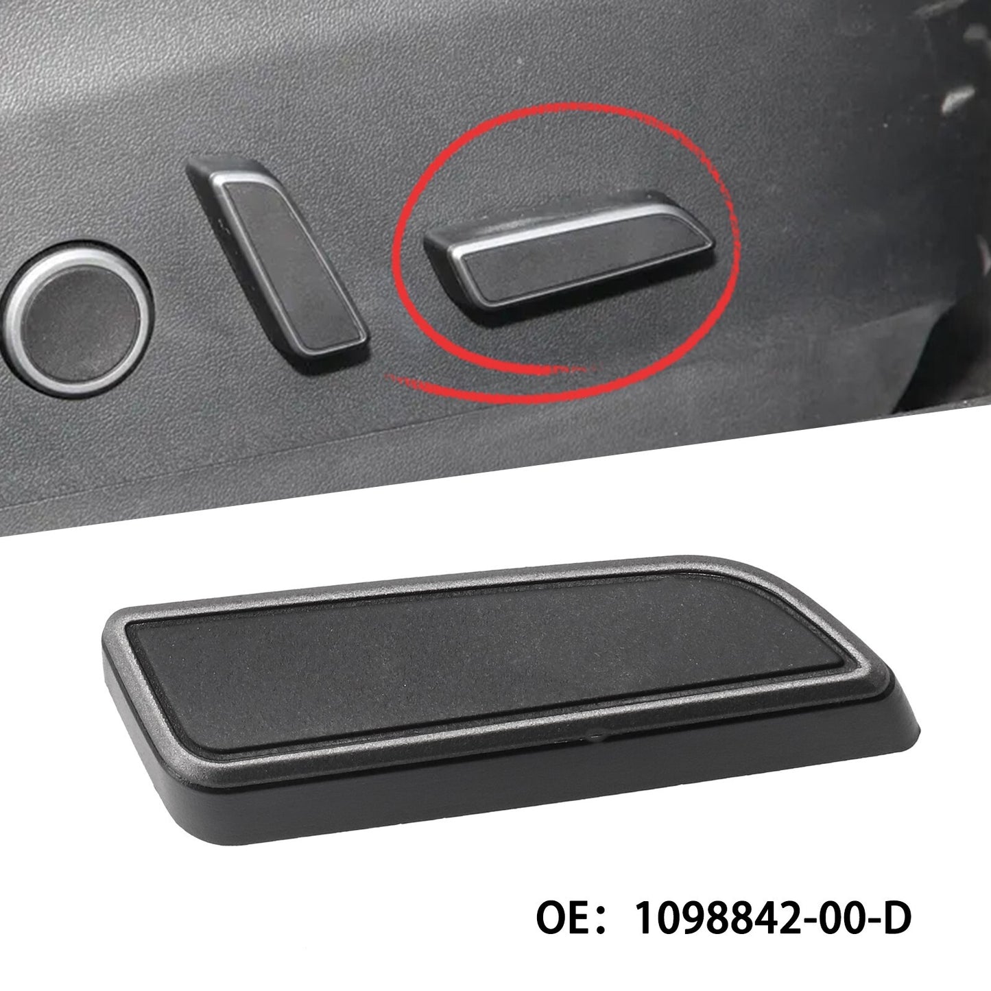 Red rear emblem protective cover decoration external accessories decoration suitable for Chrysler 300 2011+- v