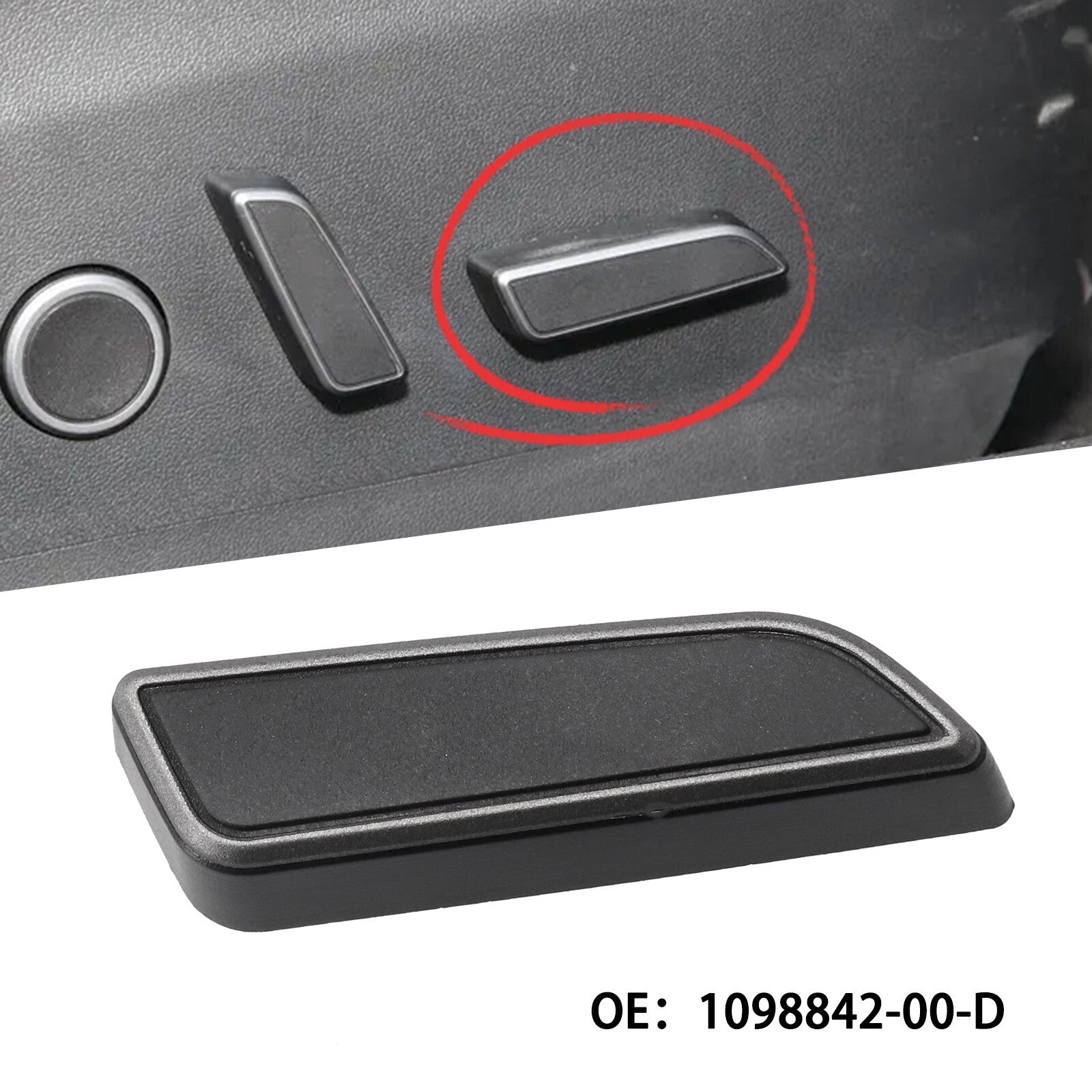 Red rear emblem protective cover decoration external accessories decoration suitable for Chrysler 300 2011+- v