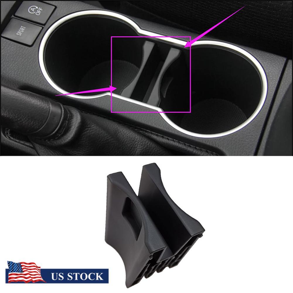 1x Center Console Cup Holder Insert Divider Set Fit For 2014-2018 for Toyota for Corolla Q