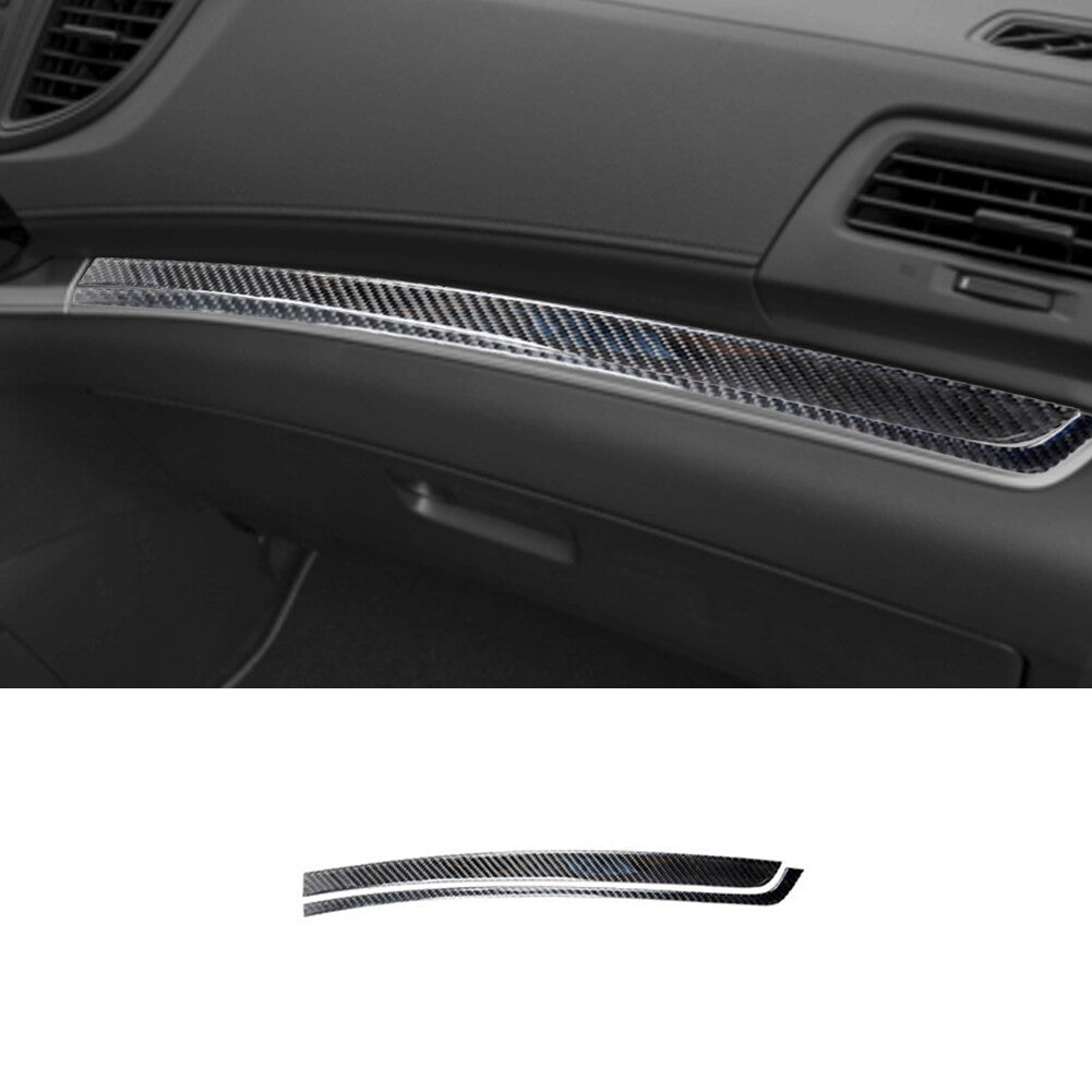 Carbon Fiber Passenger Storage Handle Cover Trim for Honda CRV CR-V 2015-2016