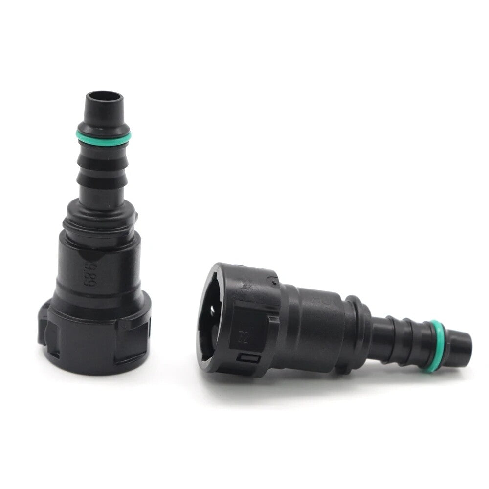 9.89mm ID8 10x8 180¡ã 2PCS New Fuel Line Hose Pipe Quick Release Female Connector Q