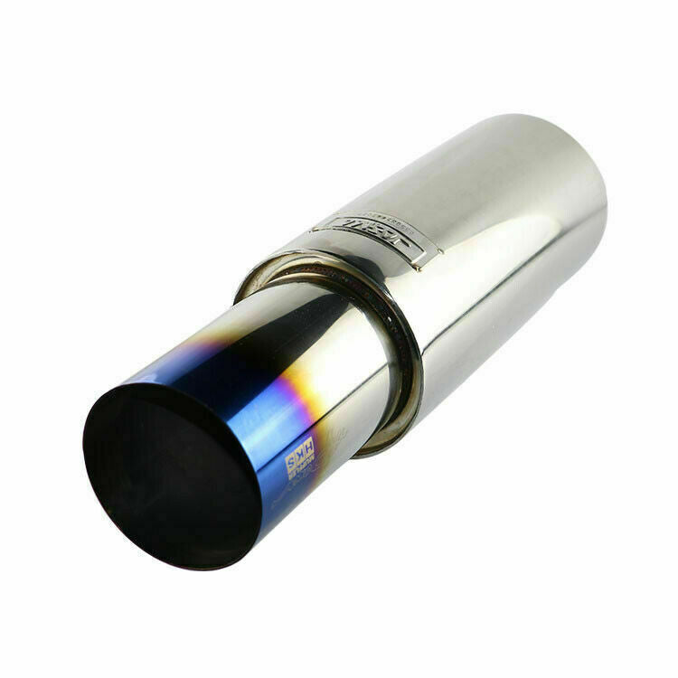 2.5 inlet Straight Flow Racing Exhaust Muffler Outlet 4inch Body 5 500mm jzz