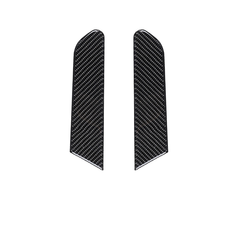 2Pcs Carbon Fiber Center Air Vent Trim for Land Rover Discovery Sport 2015-2019 v