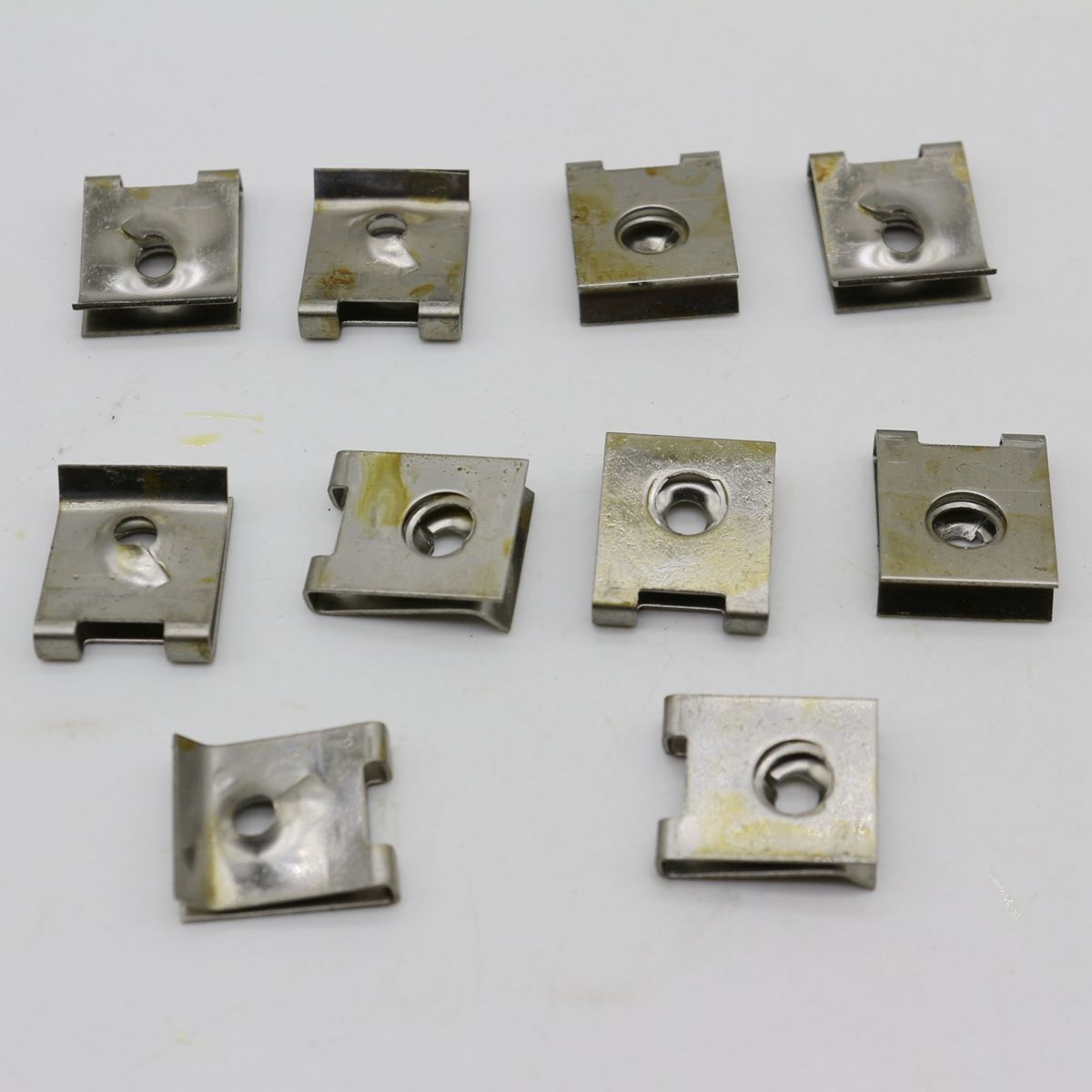 10-pack Speed Nut U Nut Clamps N10433701 suitable for Volkswagen and for Audi A2 A3 A4 A5 A6 A7 TT Q5 Q7