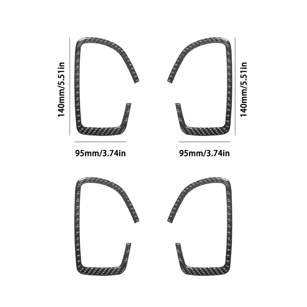 Suede Leather Door Inner Armrest Spacer Trim Cover for Honda CR-V CRV 2007-2011 v