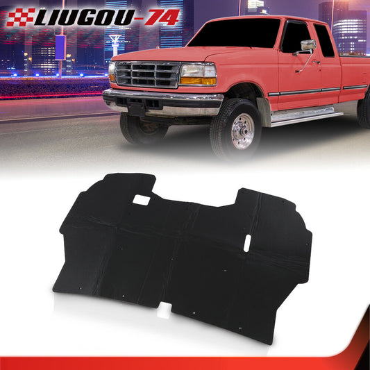 Truck Hood Insulation 92-97 F250 F350 with Clips Fits 92-96 for F150- v