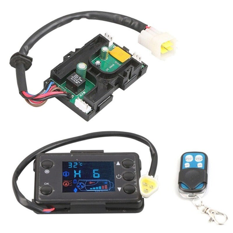 12V Air Diesel Heater Parking Remote Controller LCD Monitor Switch MotherBoard Q