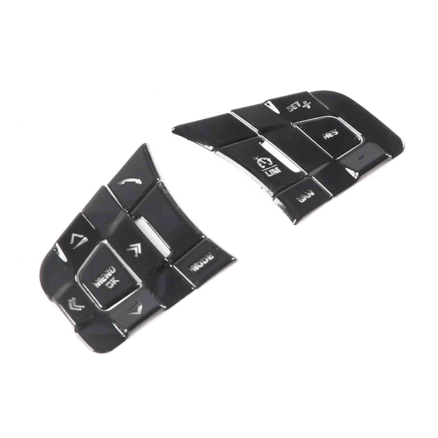 10-piece set of stickers for Jaguar XE, XF, F-PACE, XFL, XEL, E-PACE, and for F-type steering wheel buttons. n