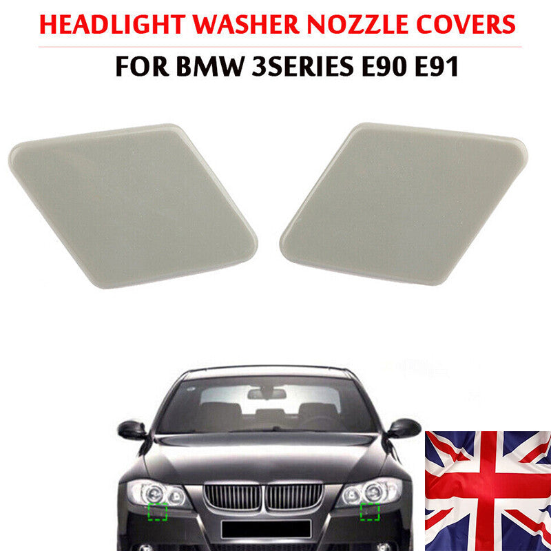 Headlight Washer Jet Spray Nozzle Cover Cap Left Right For 05-08 for BMW E90 E91