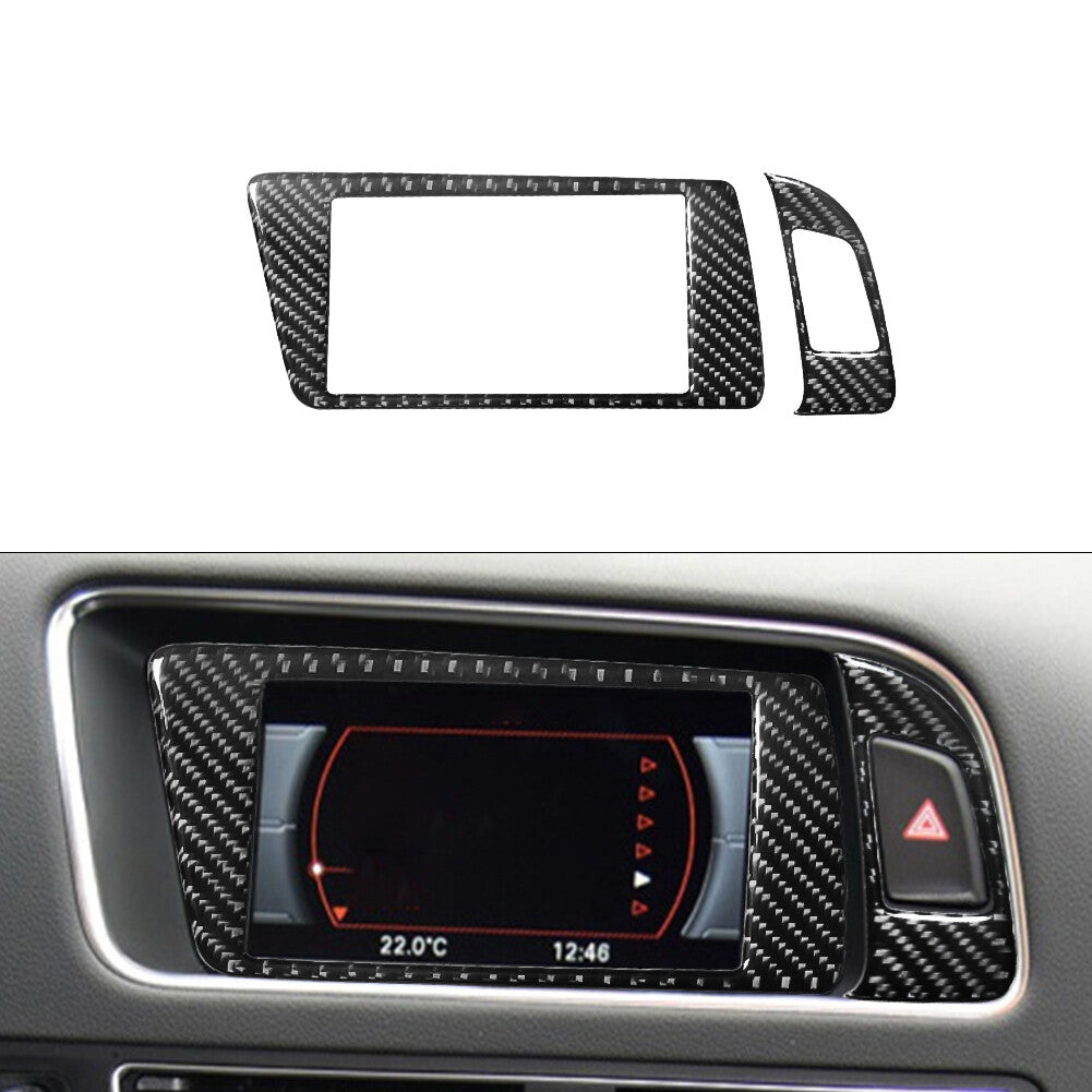 Carbon Fiber Center Control Panel Trim Cover Type B For F150 2004-2008 v