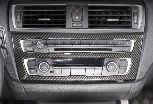 AC Switch for BMW F20 F21 F22 F23 Panel Trim Carbon Fiber Style Central Console
