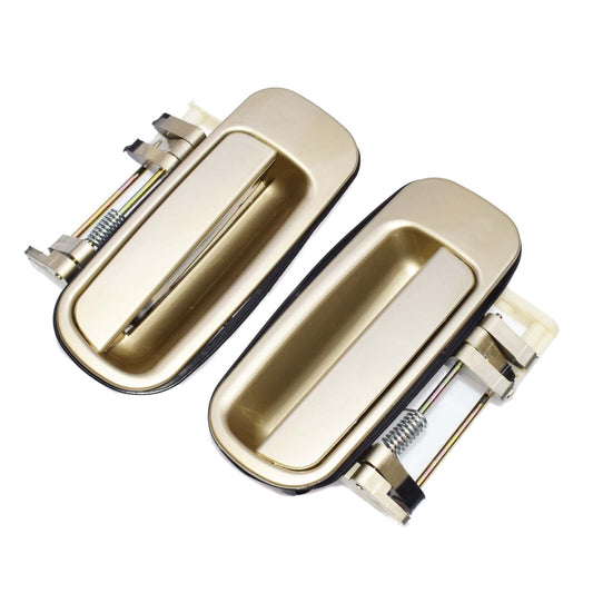 for for Camry 1992 - 1996 Exterior Door Handle Rear LH & RH 2 Pieces Beige - v