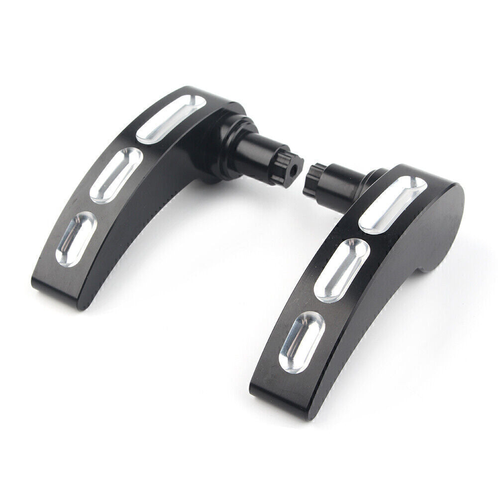 Black Saddlebag Lid Lifter Latch Levers for Harley Electra Road Tri Glide 14-17 Q